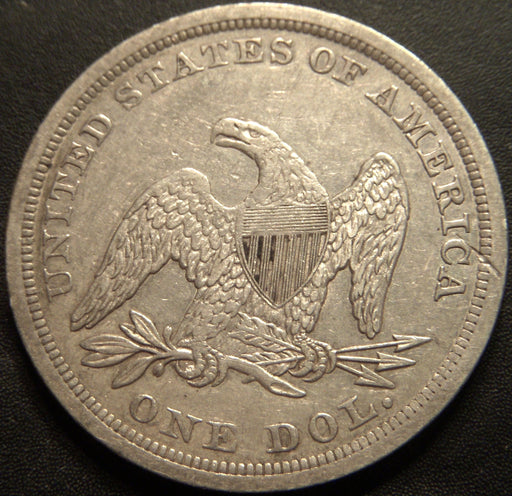 1842 Seated Dollar - Extra Fine