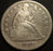 1872 Seated Dollar - Very Good Details