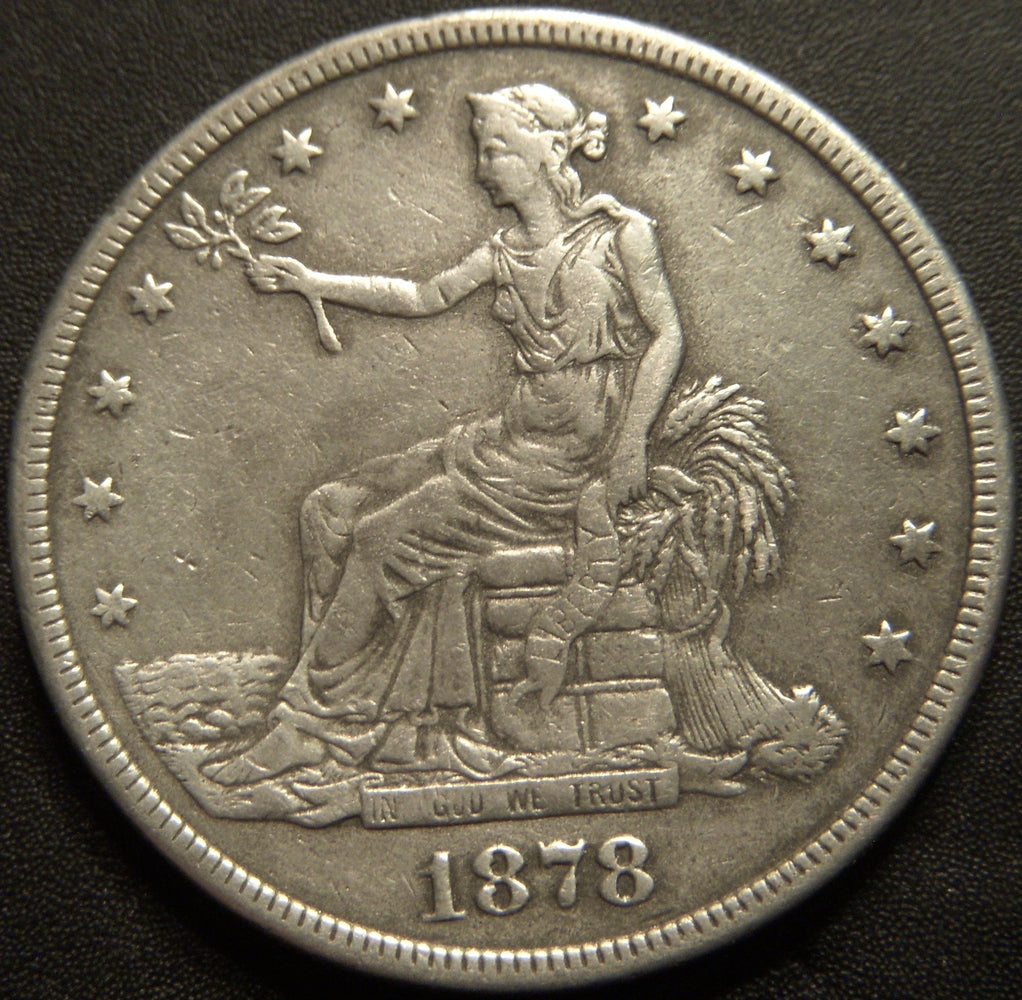 1878 Trade Dollar - Very Fine