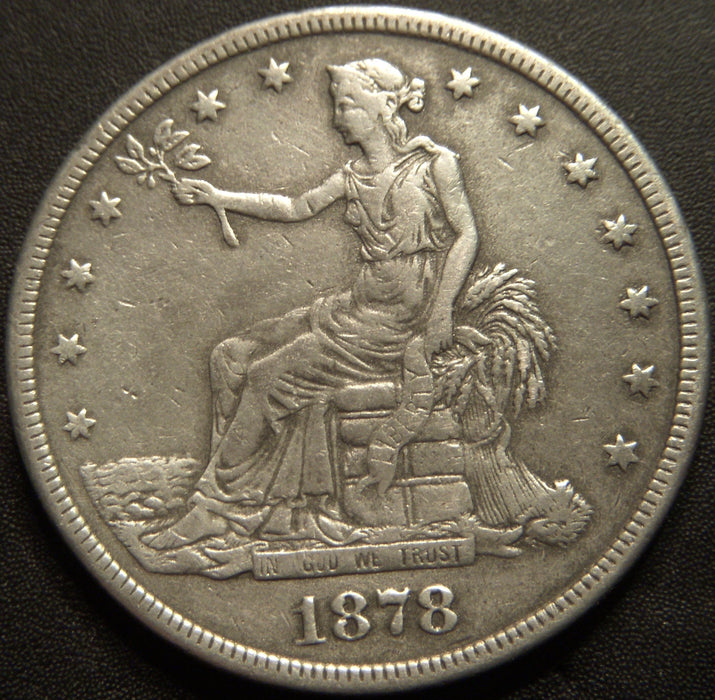 1878 Trade Dollar - Very Fine