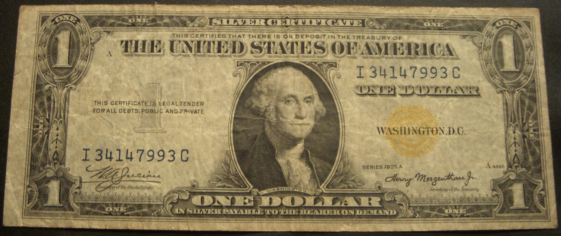 1935A North Africa $1 Silver Certificate - FR# 2306