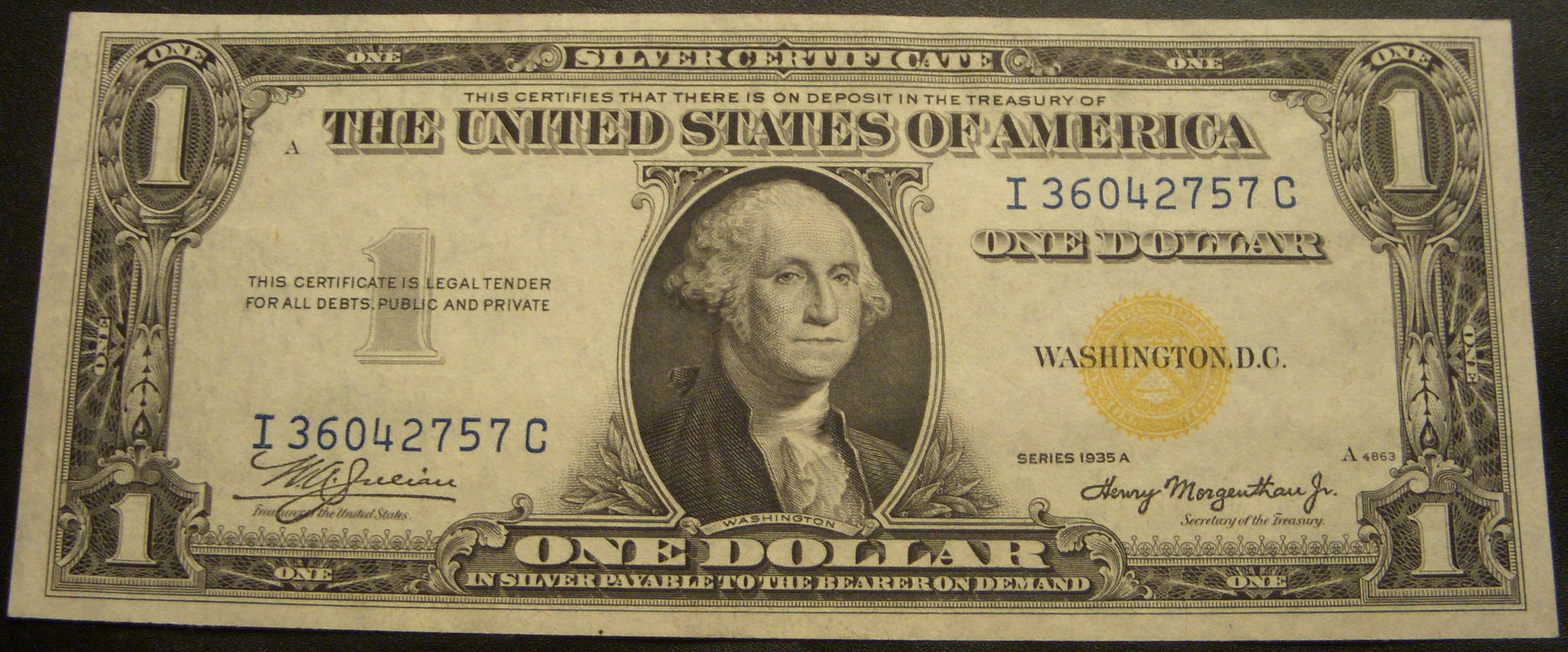 1935A North Africa $1 Silver Certificate - FR# 2306