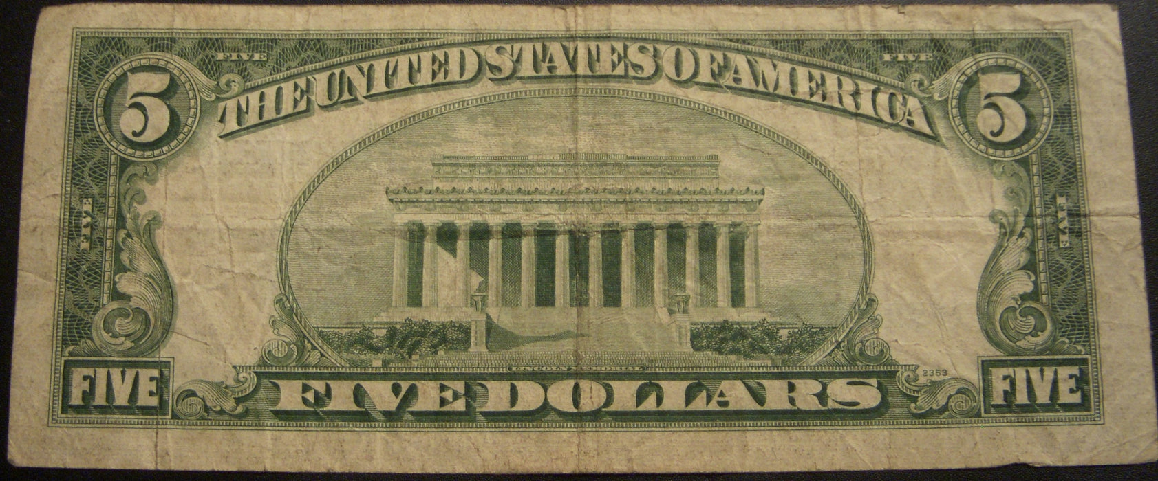 1953A $5 Silver Certificate - STAR Note FR# 1656*