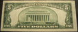 1934A North Africa $5 Silver Certificate - FR# 2307