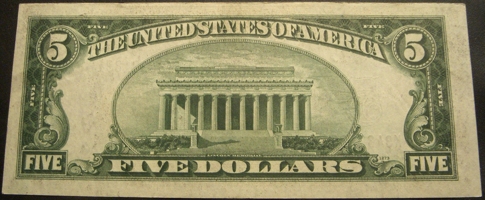 1934A North Africa $5 Silver Certificate - FR# 2307