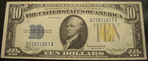 1934A North Africa $10 Silver Certificate - FR# 2309