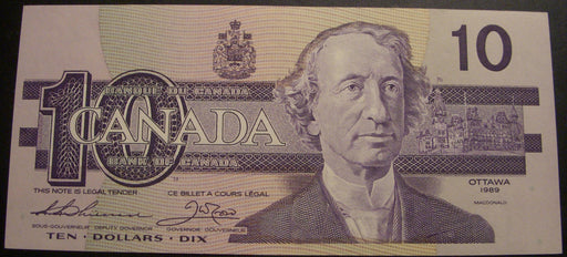 1989 $10 Bank of Canada Note - BC57aA