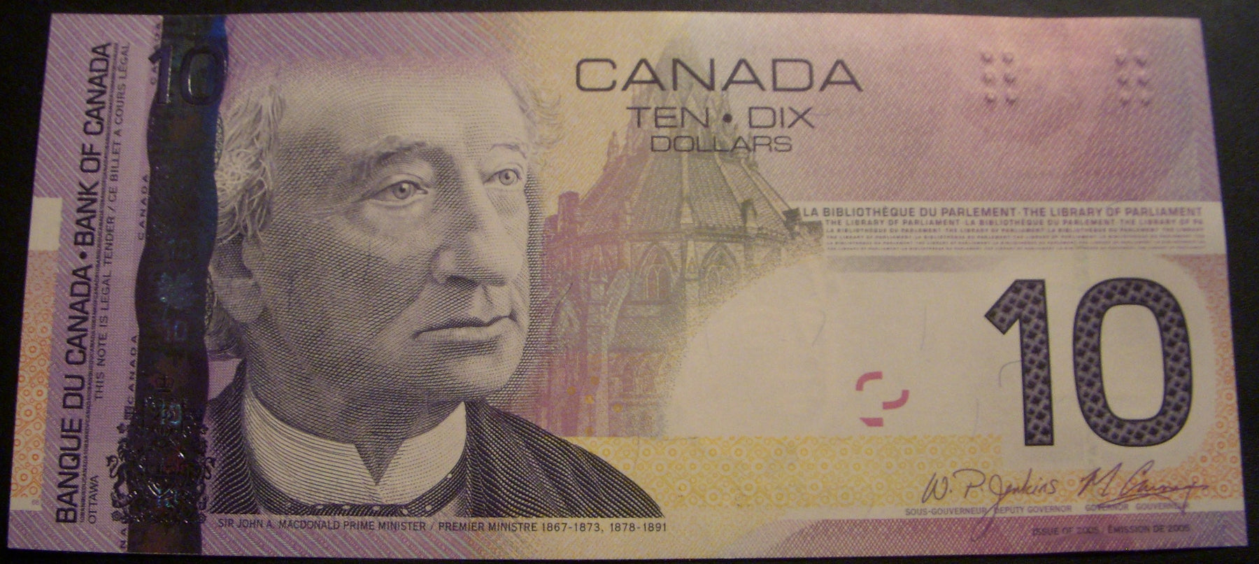 2005 $10 Bank of Canada Note - BC-68bA