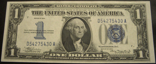 1934 $1 Silver Certificate - FR# 1606