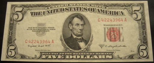 1953B $5 United States Note - FR# 1534