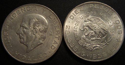1956 10 Pesos - Mexico