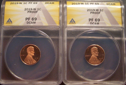 2019-W Lincoln Cent - ANACS Proof PF 69 DCAM