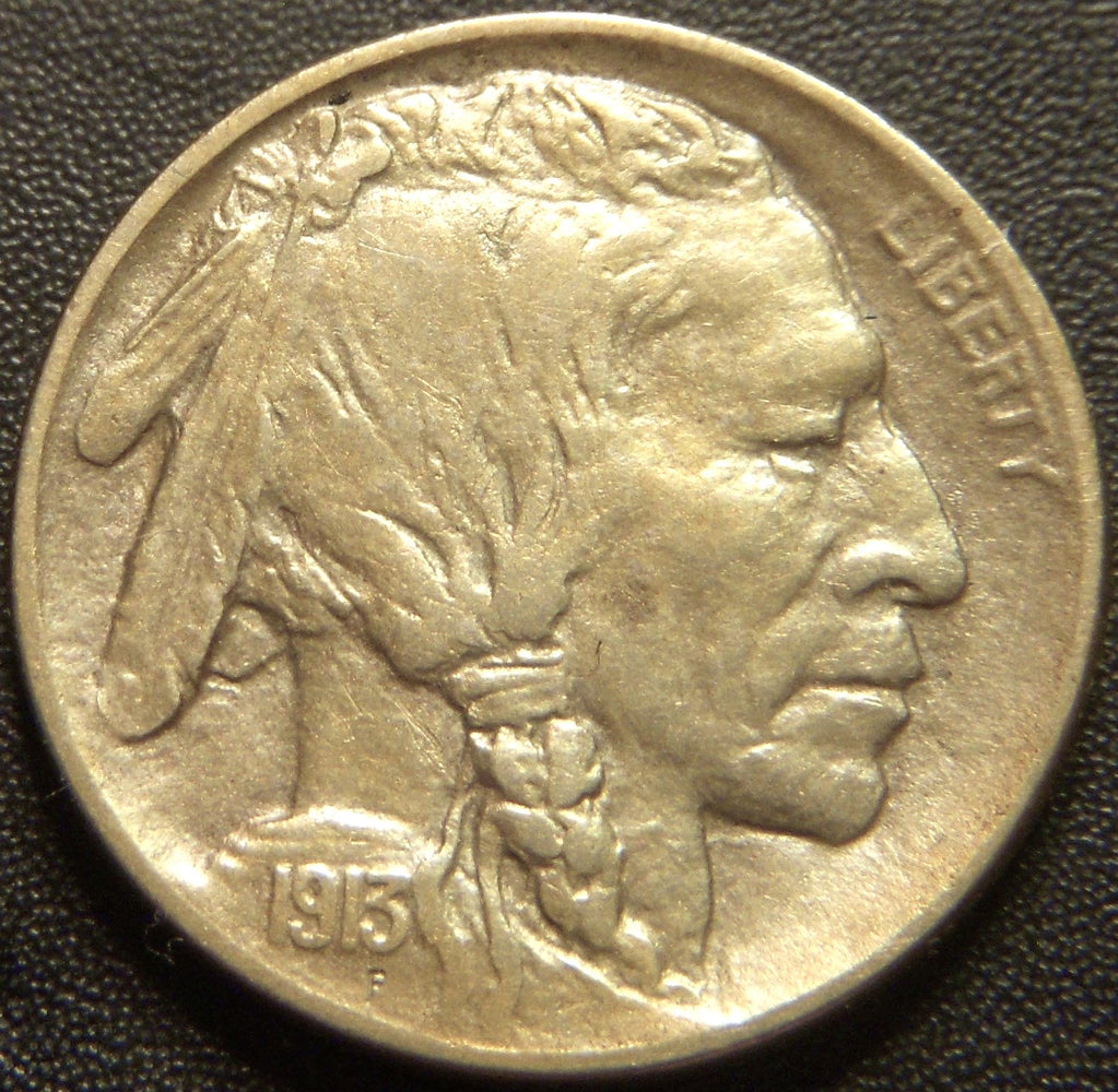 1913-D T1 Buffalo Nickel - Extra Fine