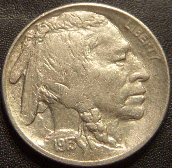 1913-S T2 Buffalo Nickel - AU