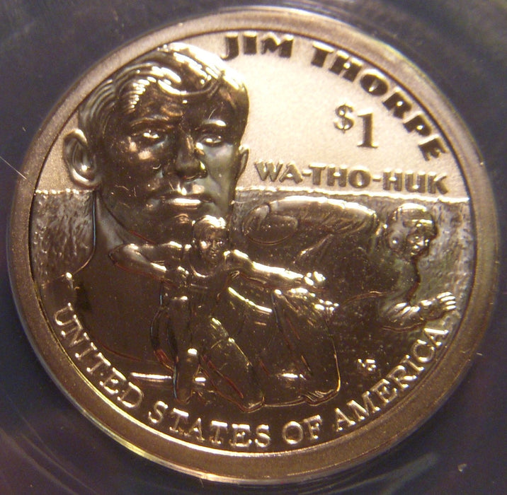 2018-S Native American Dollar - ANACS Reverse Proof PF 70 DCAM