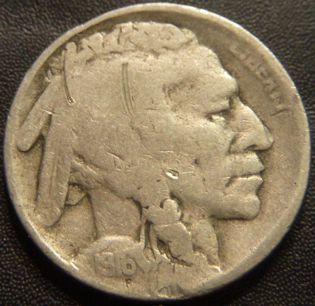1916-S Buffalo Nickel - Good