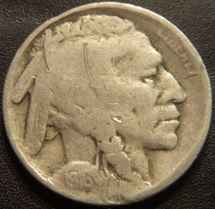 1916-S Buffalo Nickel - Good