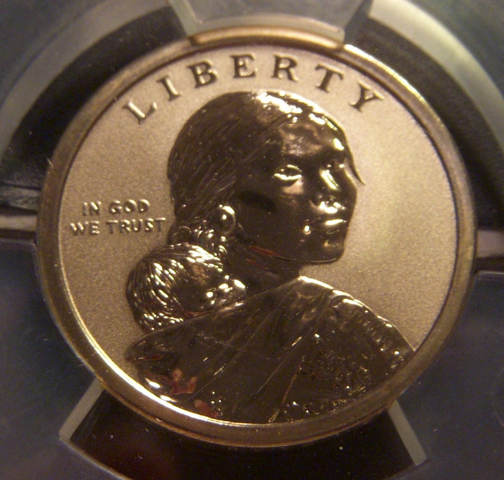 2018-S Native American Dollar - ANACS Reverse Proof PF 69 DCAM