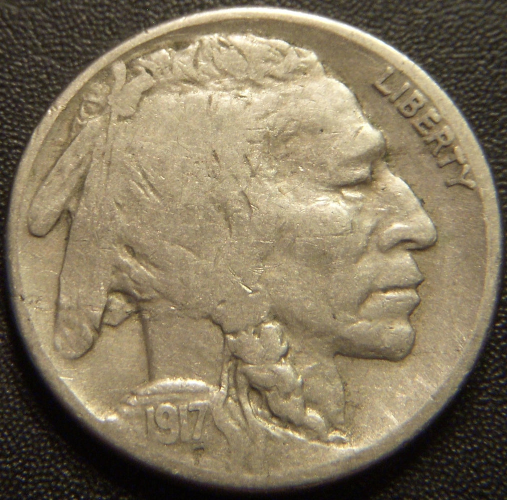 1917-S Buffalo Nickel - Good
