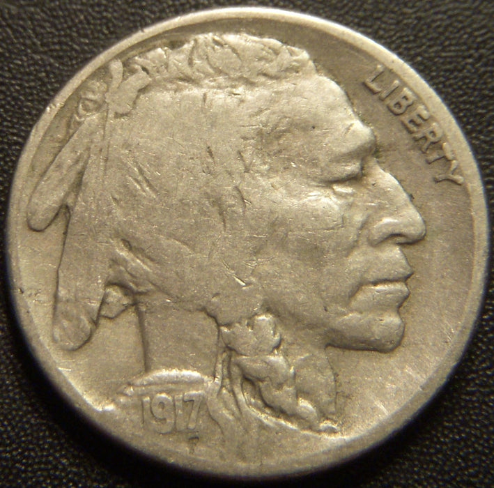 1917-S Buffalo Nickel - Good
