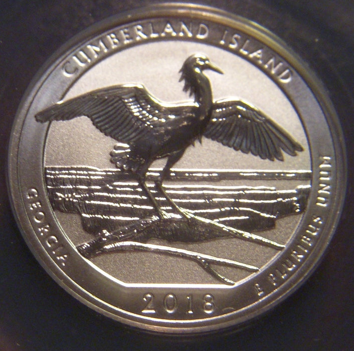 2018-S Cumberland Island Quarter - ANACS Silver Reverse Proof PF 70 DCAM