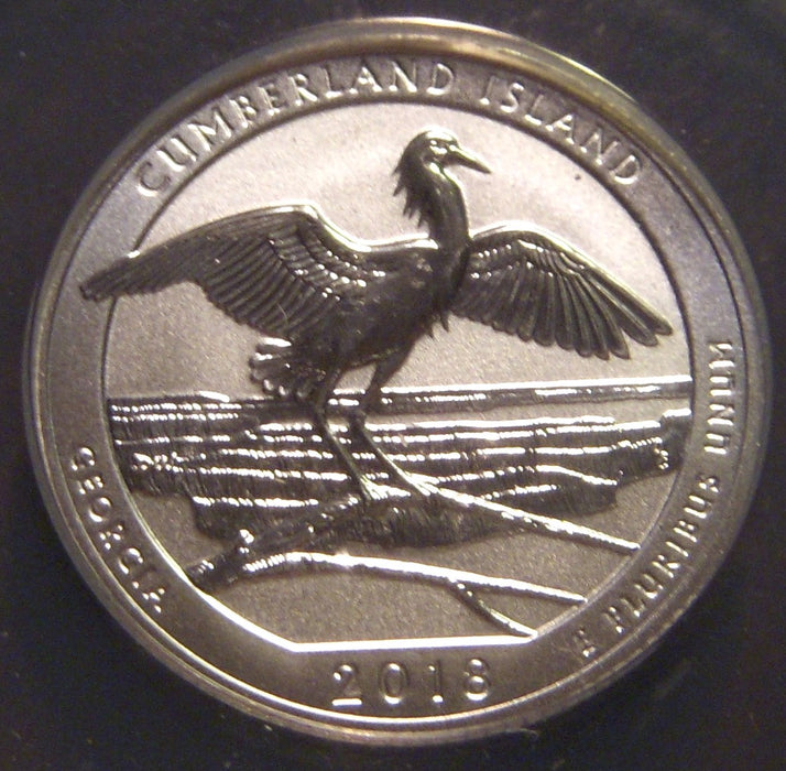 2018-S Cumberland Island Quarter - ANACS Silver Reverse Proof PF 70 DCAM