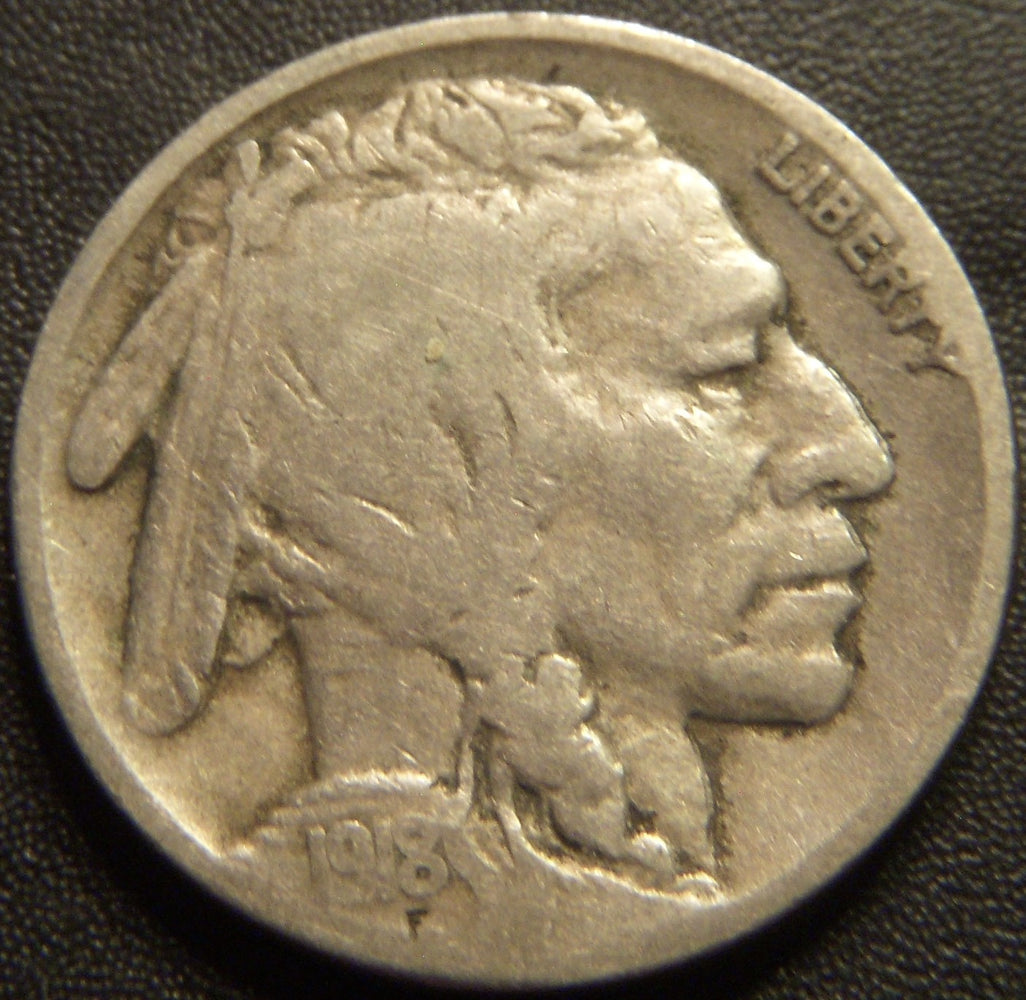 1918-S Buffalo Nickel - Good