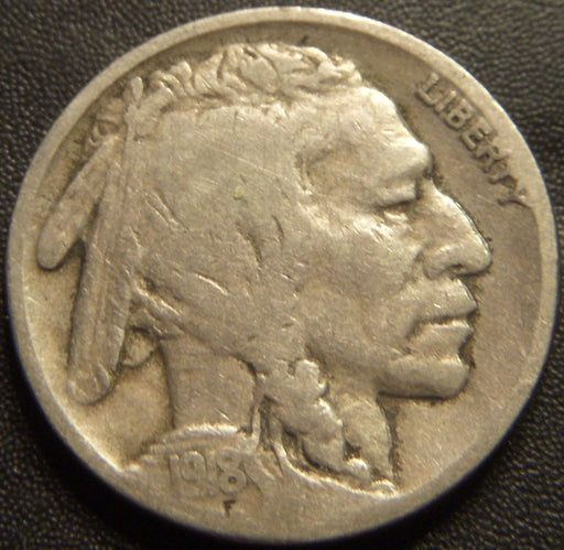 1918-S Buffalo Nickel - Good