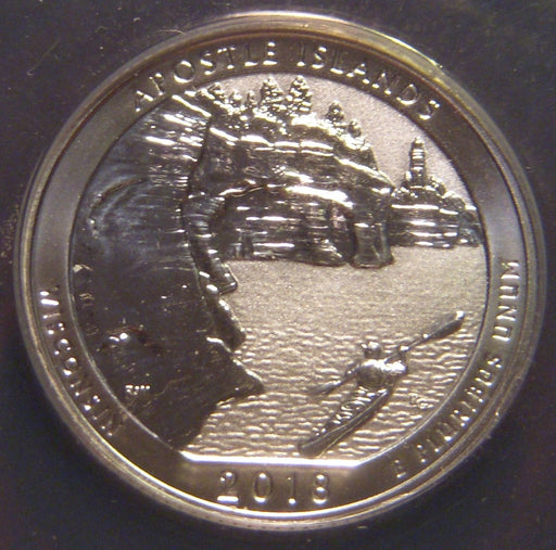 2018-S Apostle Island Quarter - ANACS Silver Reverse Proof PF 69 DCAM