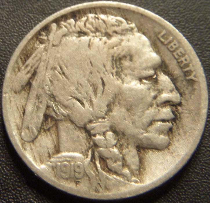 1919-D Buffalo Nickel - Fine