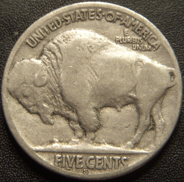 1921-S Buffalo Nickel - Very Good