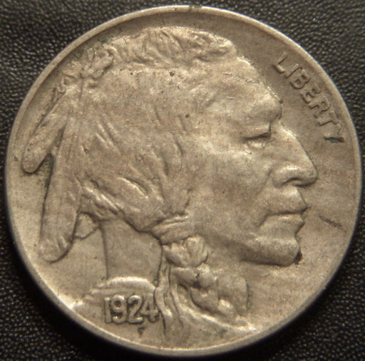 1924 Buffalo Nickel - AU