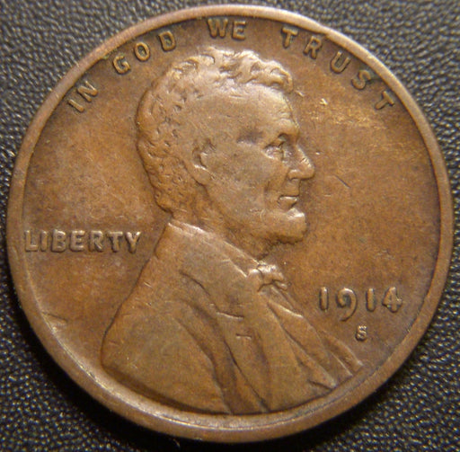 1914-S Lincoln Cent - Fine