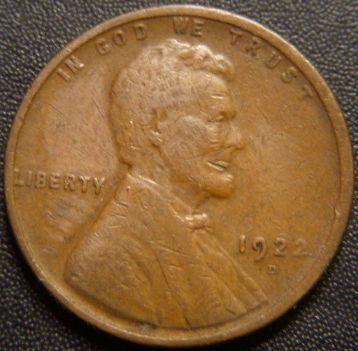 1922-D Lincoln Cent - Good