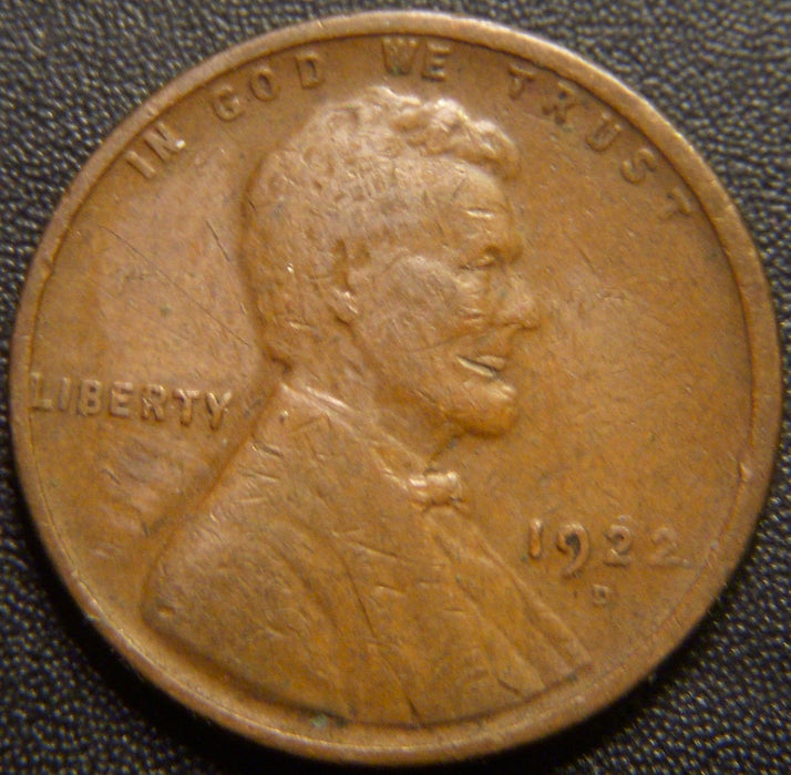 1922-D Lincoln Cent - Good