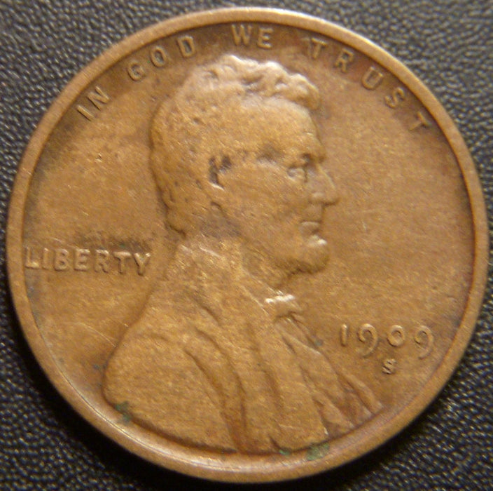 1909-S Lincoln Cent - Fine