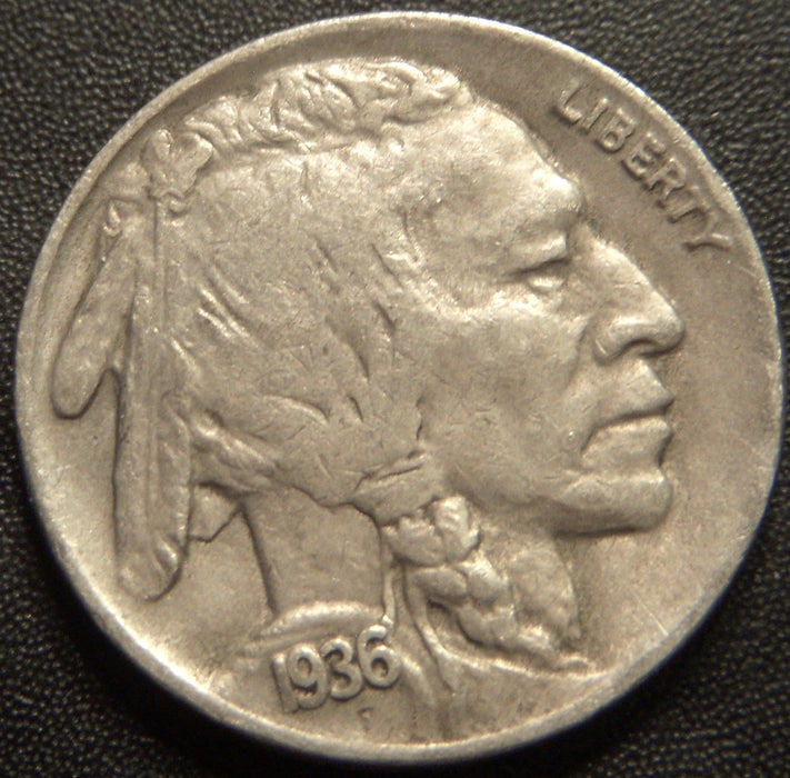 1936-D Buffalo Nickel - Extra Fine