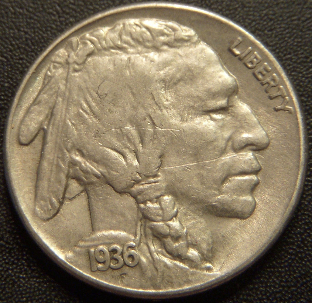 1936-S Buffalo Nickel - Extra Fine