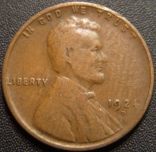 1924-D Lincoln Cent - Good