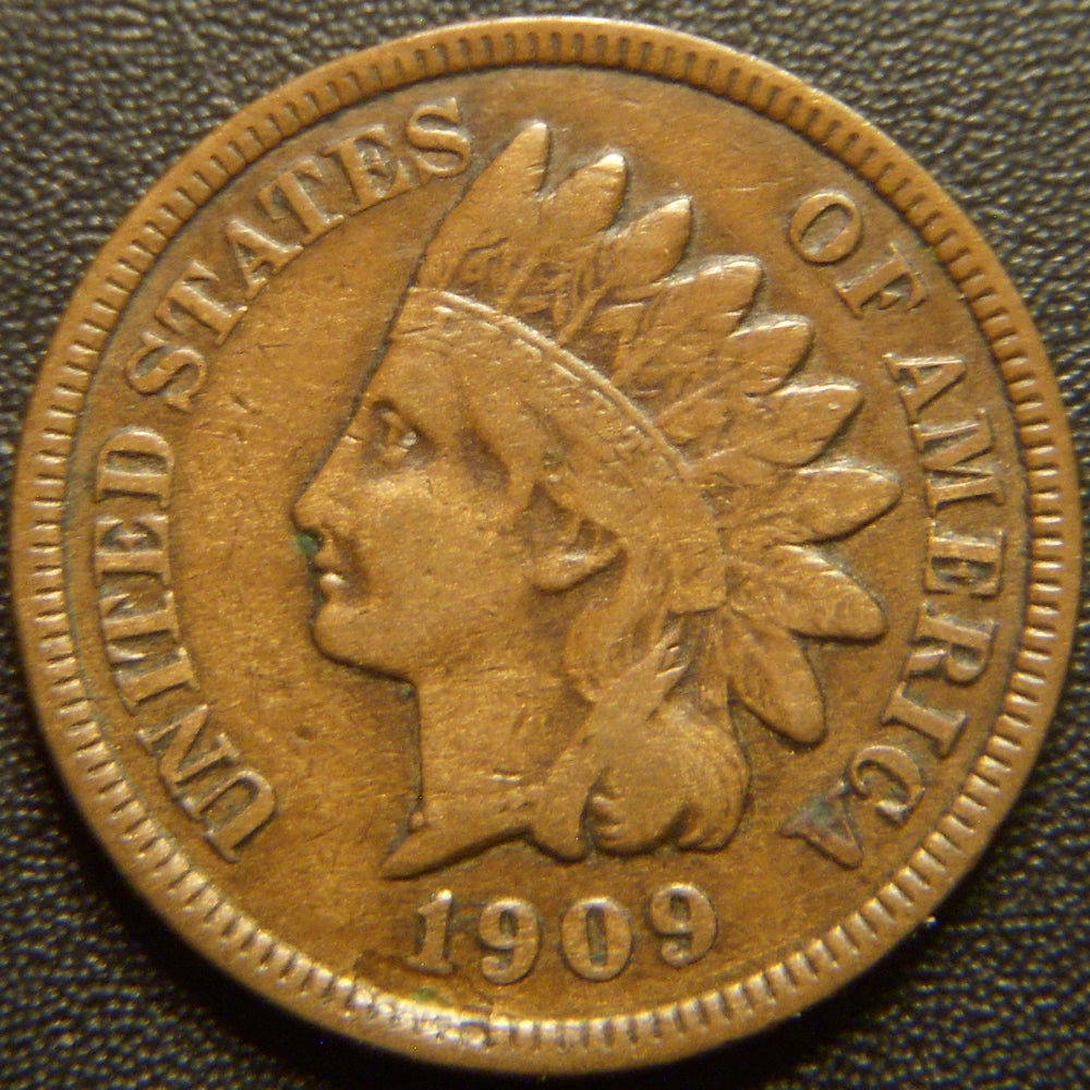 1909-S Indian Head Cent - Fine