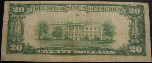 1929 $20 National Bank Note - Indianapolis, IN Bank# 869