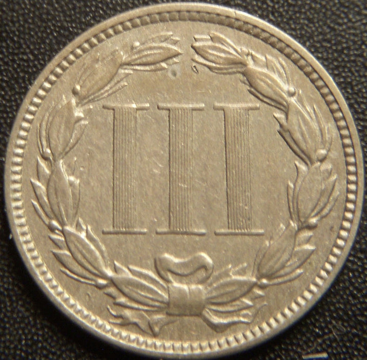 1871 Three Cent - Extra Fine