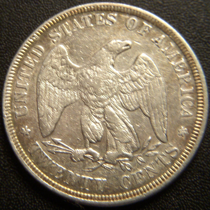 1876 Twenty Cent - AU