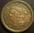 1855 Half Cent - AU+