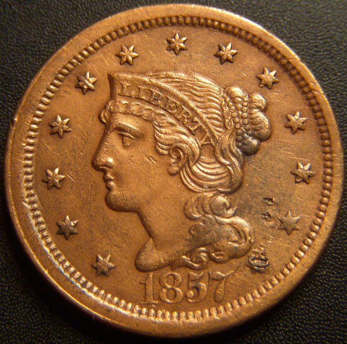 1857 Large Cent - Large Date Extra Fine Details
