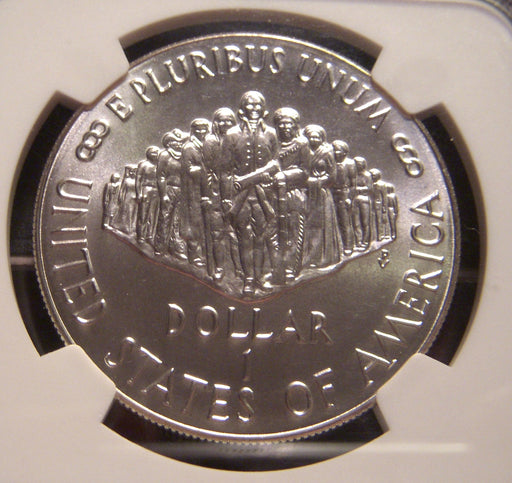 1987-P Constitution Uncirculated Silver Dollar - NGC MS 69