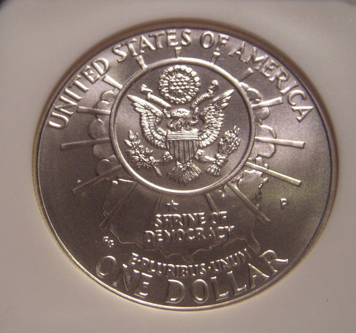 1991-P Mount Rushmore Uncirculated Silver Dollar - NGC MS 69