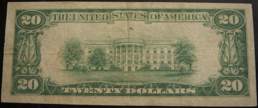 1929 $20 National Bank Note - Lafayette. IN Bank# 11148