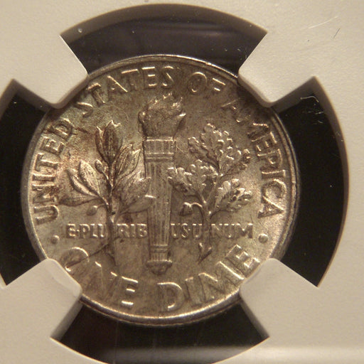 1946 Roosevelt Dime - NGC MS 64