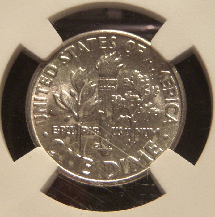 1955-D Roosevelt Dime - NGC MS 62